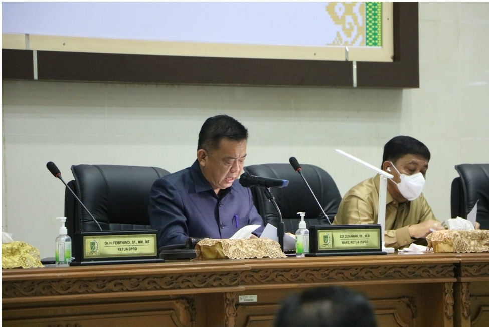 DPRD Inhil Gelar Rapat Paripurna ke- 7 Masa Persidangan I Tahun Sidang 2022
