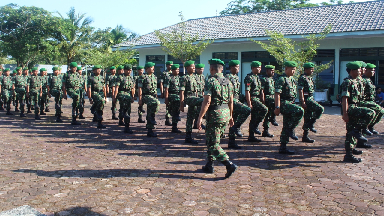 TNI - AD Laksanakan Program Minggu di Ikuti 150 Personil