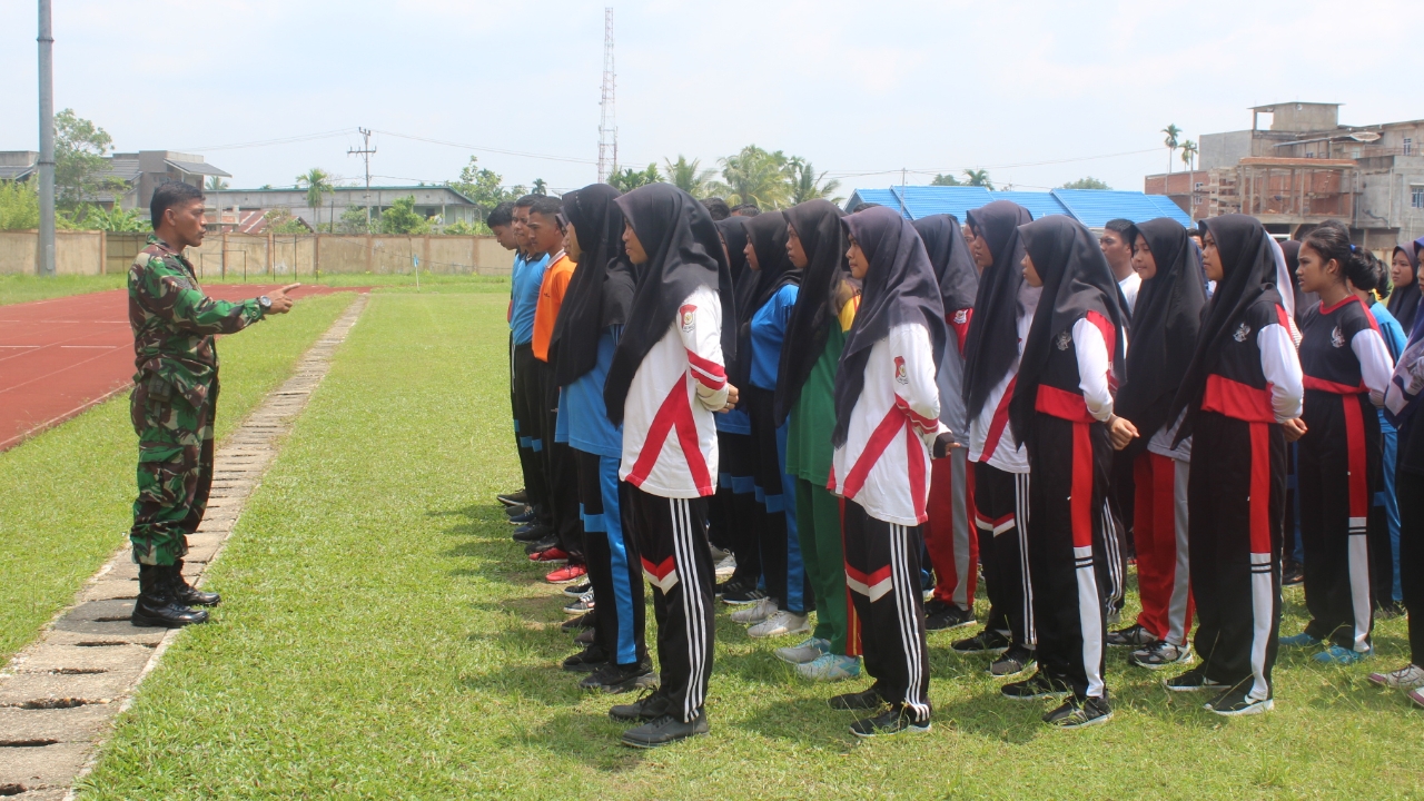 Sebanyak 101 Siswa-siswi Ikut Seleksi Paskibra yang di Gelar di Stadion Sungai Beringin Tembilahan