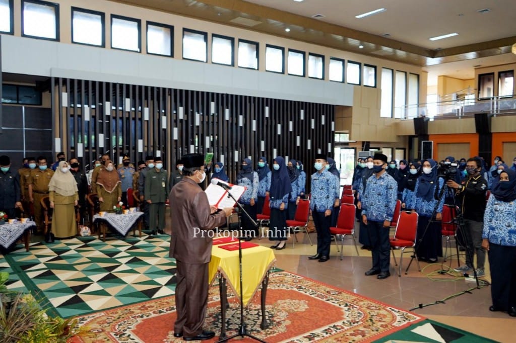 364 Orang Mengambil Sumpah PNS di Lingkungan Pemkab Inhil