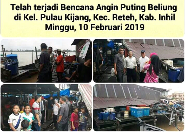 Saat Hujan Sore Tadi Bencana Puting Beliung Sapu Pulau Kijang Inhil