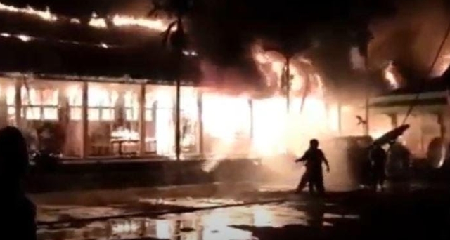 Kantor KPU Kabupaten Tana Tidung Habis Dilahap Api, Penyebab Belum Diketahui