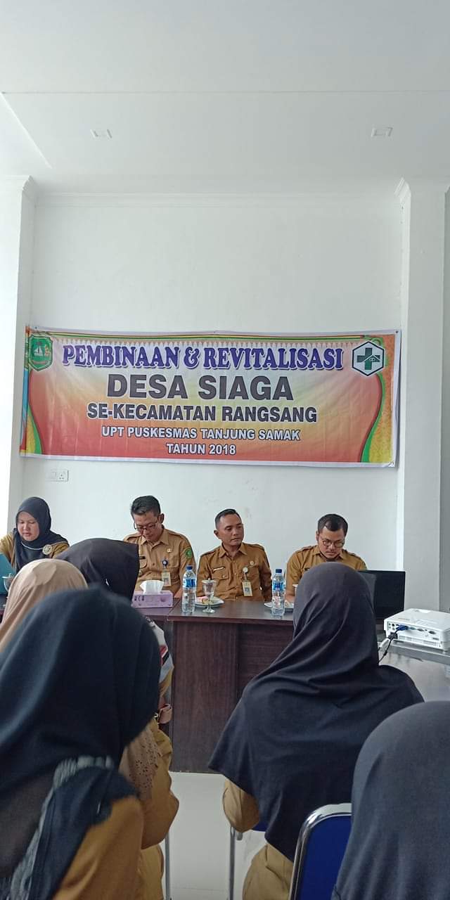 Diskes Meranti lakukan Pembinaan dan Revitalisasi desa siaga Se kecamatan Rangsang