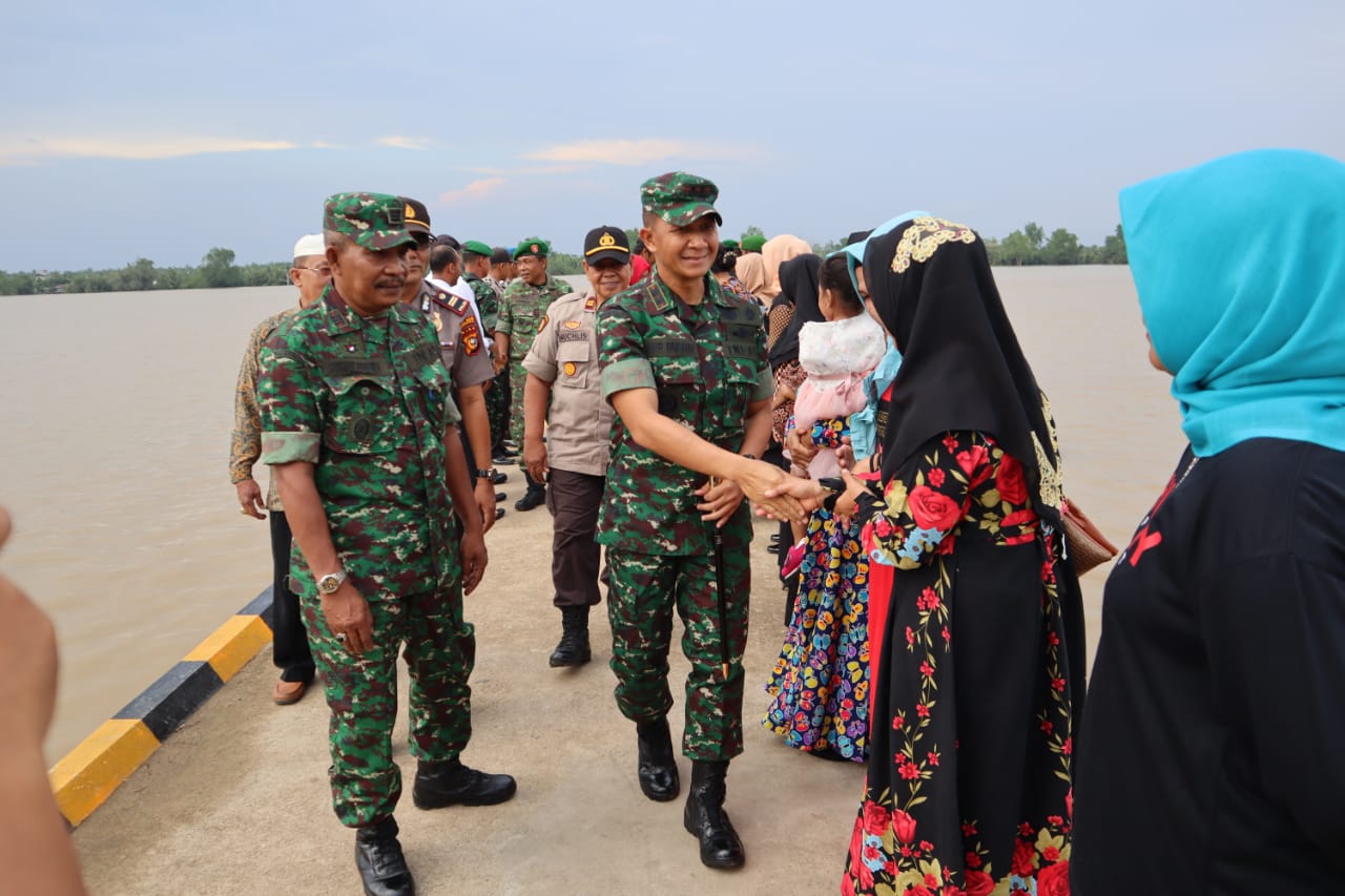 Dandim Inhil Jalin Silaturahmi ke Koramil 07