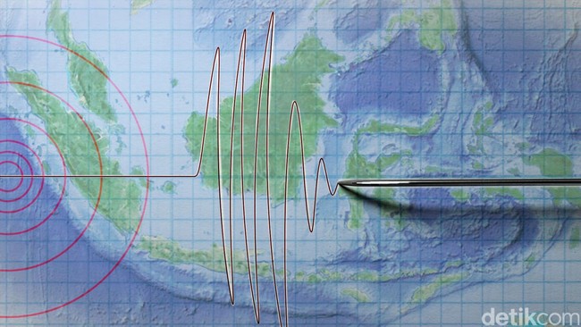 Gempa Bumi Berkekuatan 5,1 M Guncang di Minahasa Sulut
