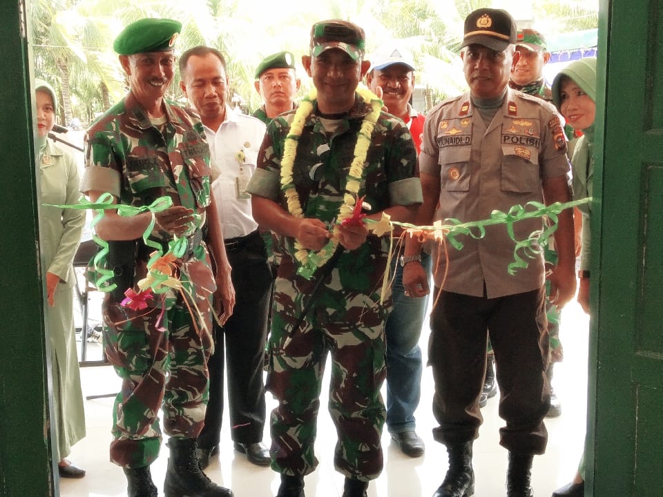 Dandim 0314/Inhil Kunjungi Koramil 11/Pulau Burung dan 06/Kateman, ini yang Dilakukannya