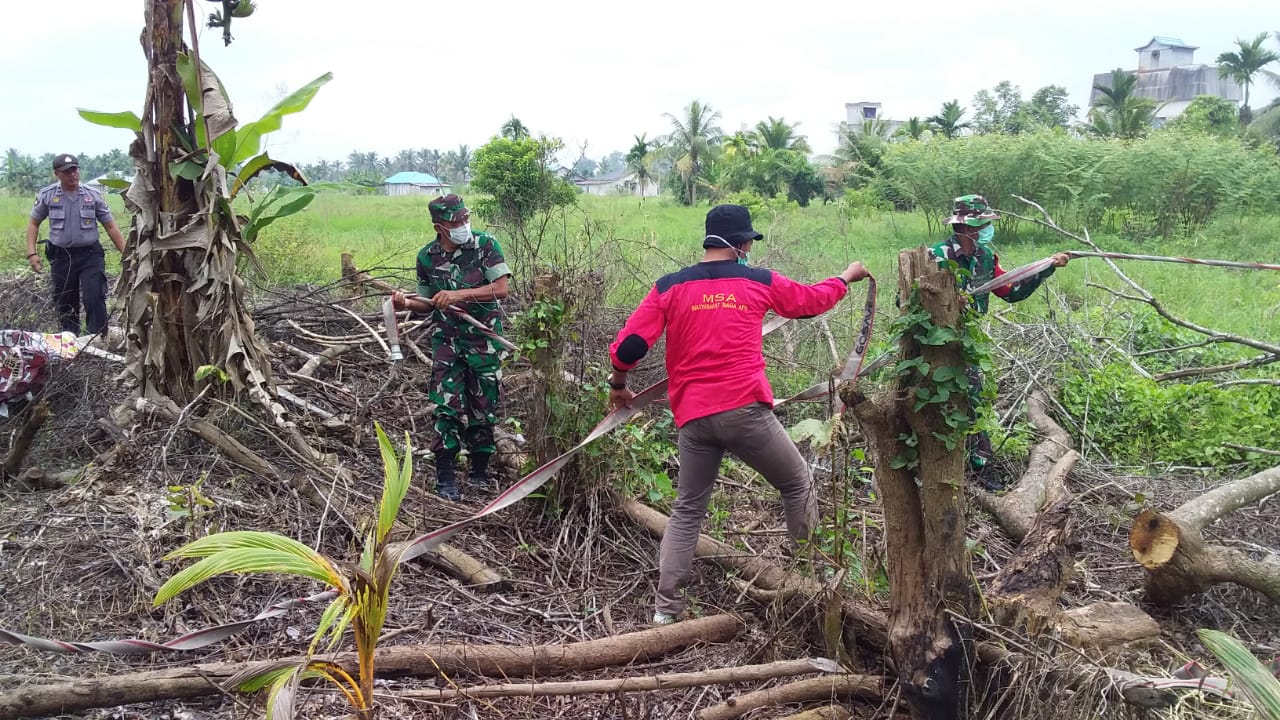 Koramil 09 Gelar Latihan Simulasi Penanganan Karhutla