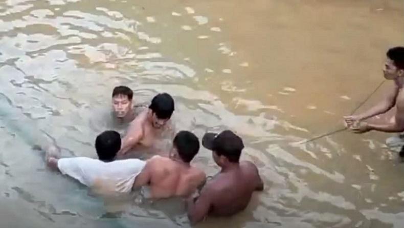 Dua Bocah di Pangkep Sulsel Tewas Karena Tenggelam Saat Berenang Dikolam Bekas Galian Tambang