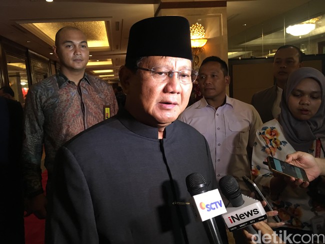 Pesawat Lion Air JT 610 Jatuh, Prabowo Sampaikan Belasungkawa