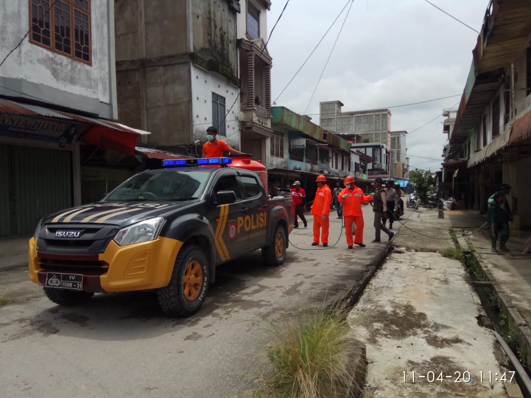 Tim Gugus Tugas Kecamatan Keritang Telah Laksanakan Program Antisipasi Covid 19