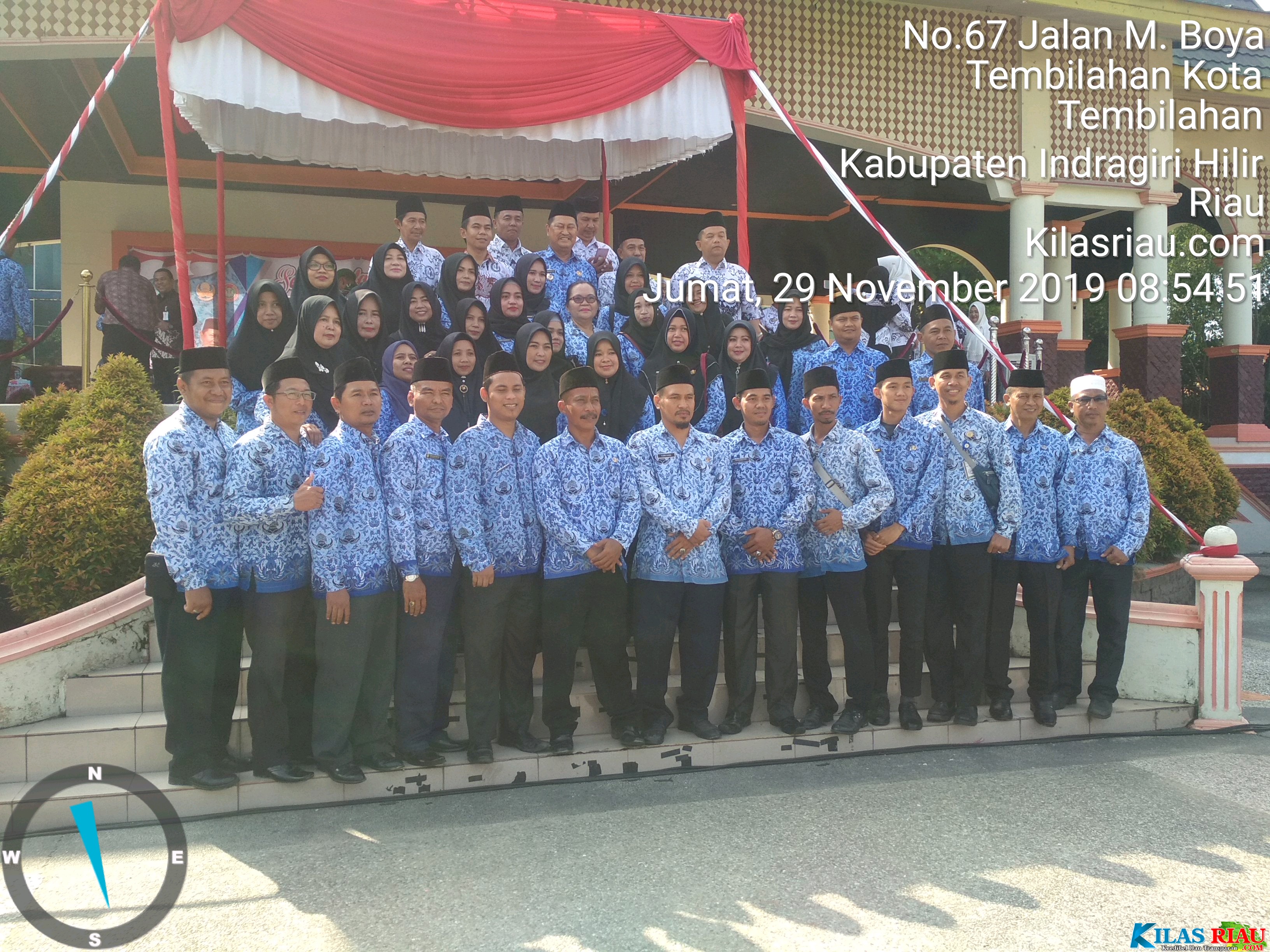 HUT Korpri ke- 48 dan Hari Guru Nasional ke- 74 Wabup Inhil Ucapkan Selamat