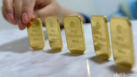 Emas Antam Hari Ini Dijual Rp 670.000/Gram