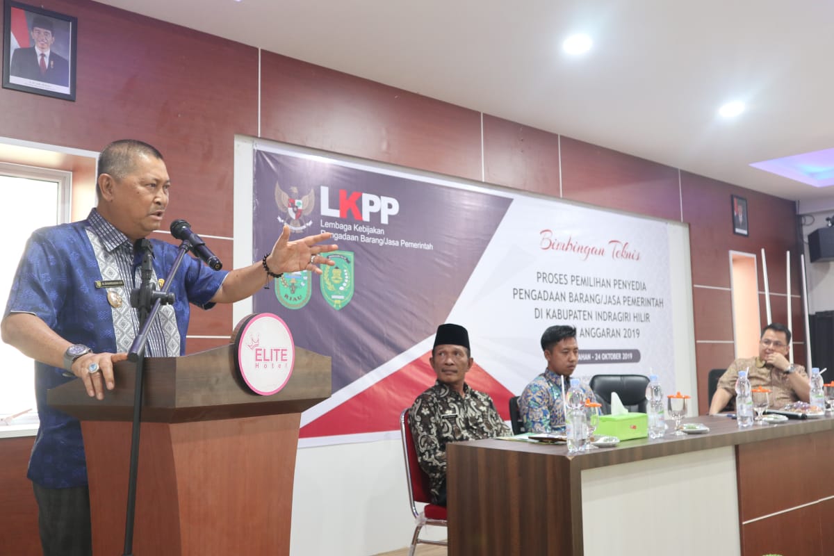 Wabup Inhil Harap LKPK Peserta Ikuti dengan Seksama dan Dapat di Plementasikan