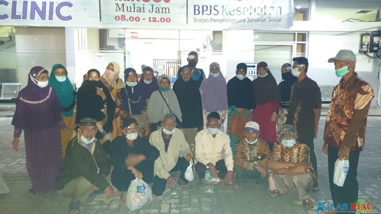 Gasebu Kembali Tuntaskan Proses Operasi 20 Pasien Mata Katarak di Pekanbaru