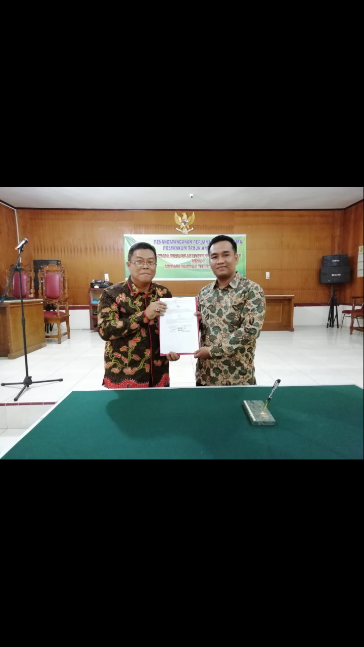 Pengadilan Negri Tembilahan Dan Lembaga Bantuan Hukam Tembilahan Melakasanakan MOU