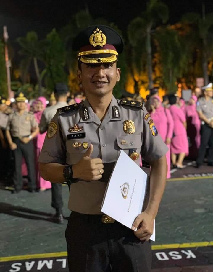 Personil Polda Riau, Kompol Herfio Zaki Penerima Pin Emas Kapolri 2019