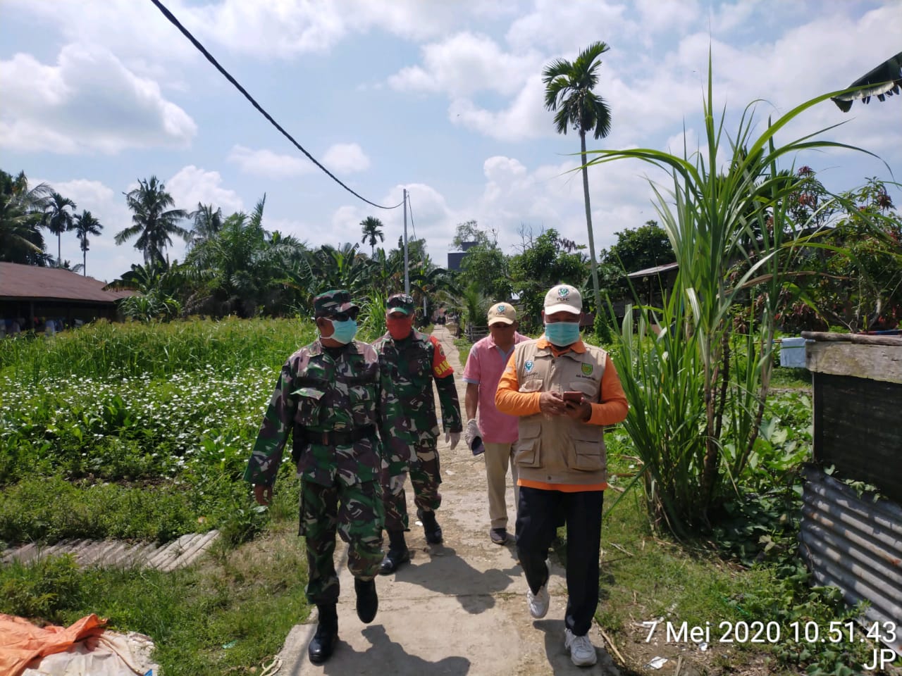 Ketua Tim Gugus Tugas Kecamatan Reteh Klarifikasi Masih Ada Warga Luar Masuk ke Reteh