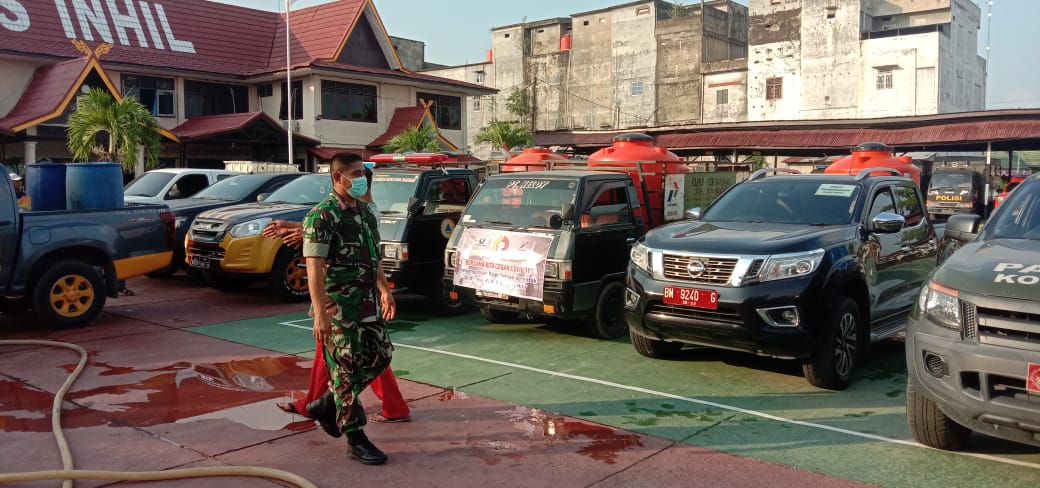 Untuk Memutuskan Mata Rantai Covid-19, Tim Gabungan Akan Lakukan Penyemprotan Disinfektan