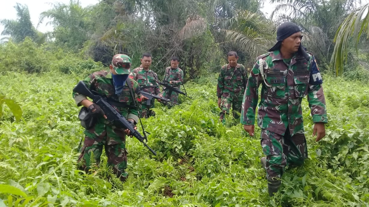 Dandim 0314/Inhil Letkol Inf Andrian Siregar, S. I. P Instruksikan Maksimalkan Patroli Karhutla