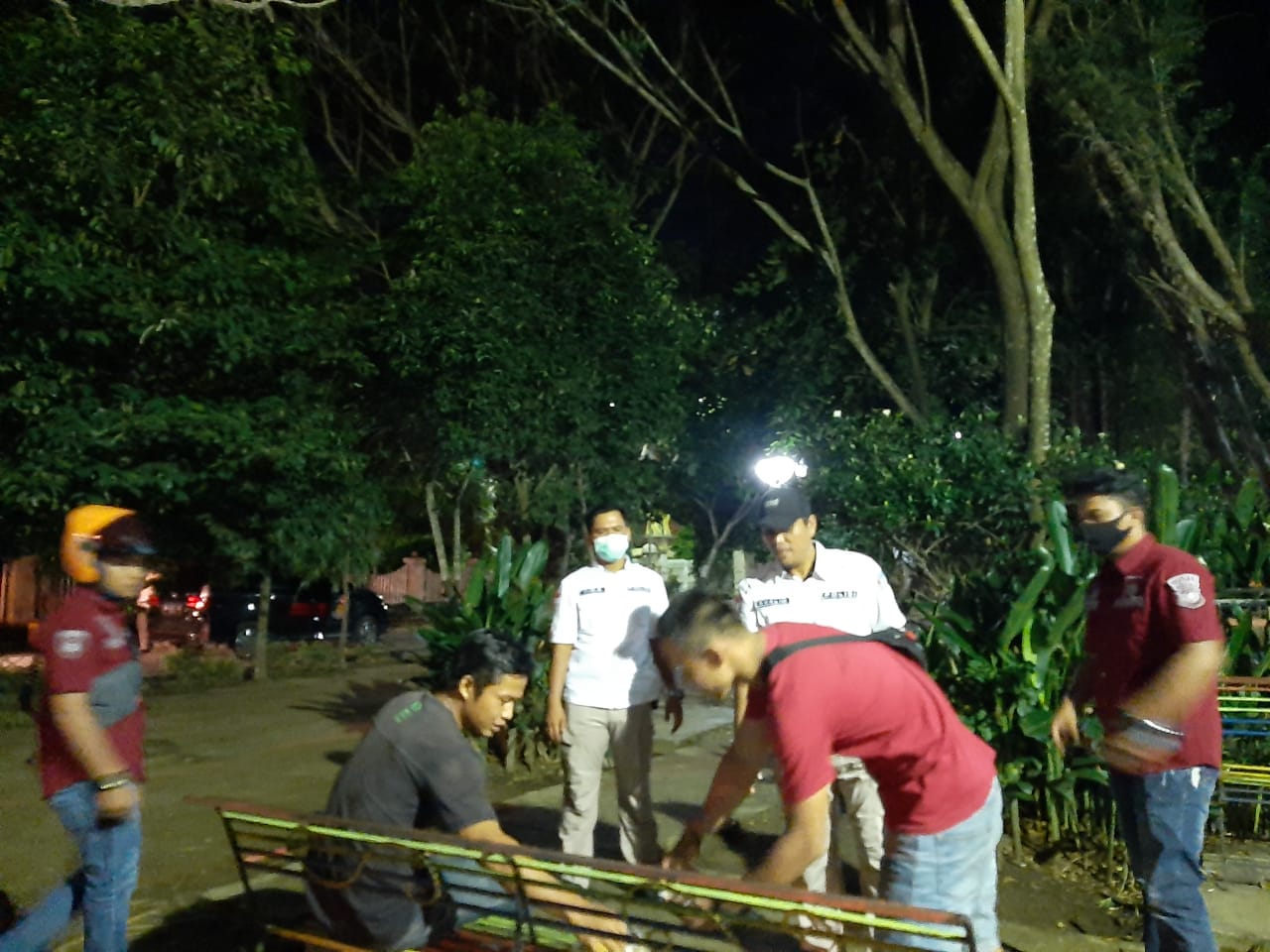 Wujud Nyata Sinergitas Polres Inhil dan Anggota Kodim Inhil  Cegah Covid-19