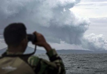 Anak Gunung Karakatu Gempa Selama 12 Jam 46 Kali