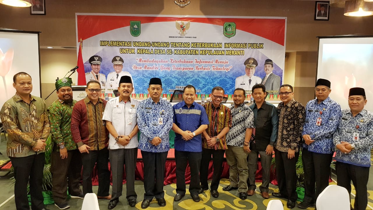Bupati Meranti Ikuti Kegiatan Implementasi Keterbukaan Informasi Publik