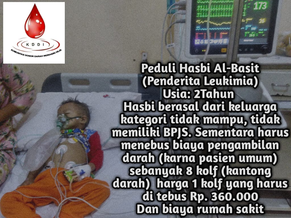 Kddi Buka Dompet Donasi Bayi Hasbi Al Basit yang di Fonis Penyakit Leukemia