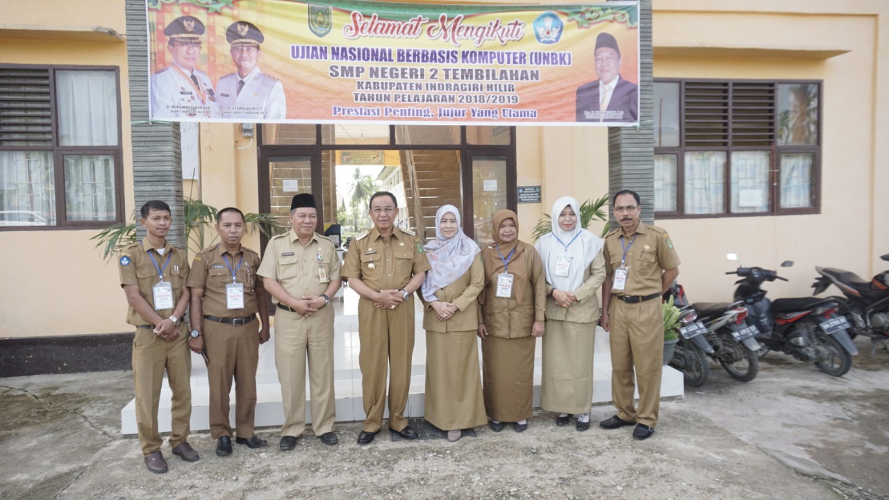 Bupati Pantau Pelaksanaan UNBK Jenjang SMP