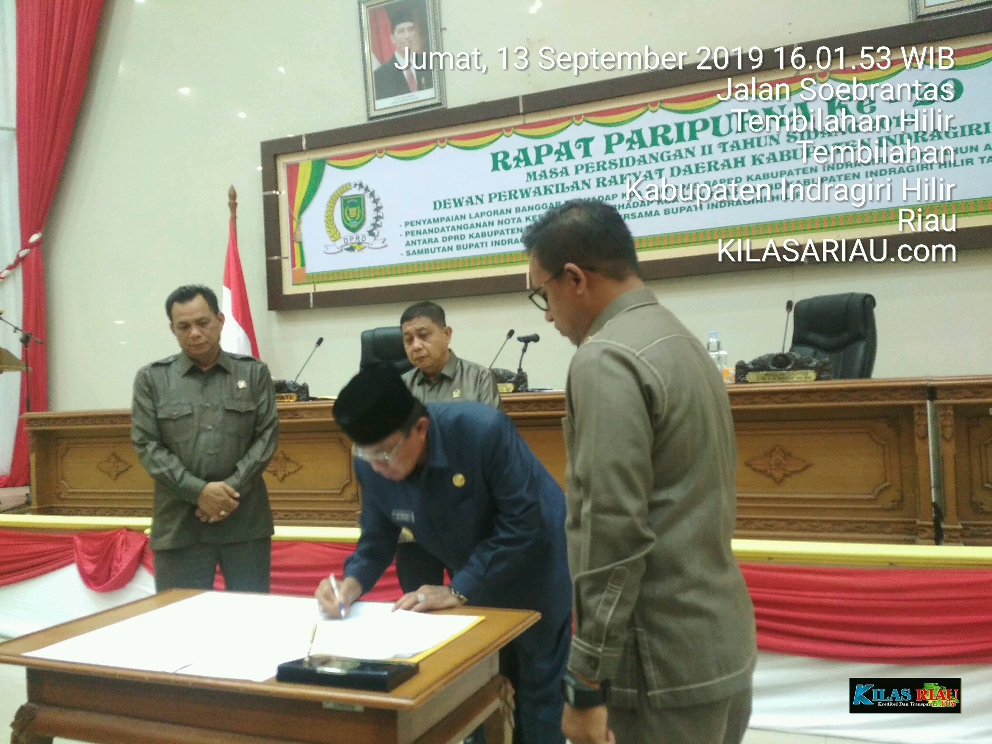 DPRD dan Pemkab Inhil Sepakati KUA PPAS RAPBD 2020