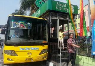 Dewan Meminta Rute Bus TMP Jalan Garuda Sakti Dibuka