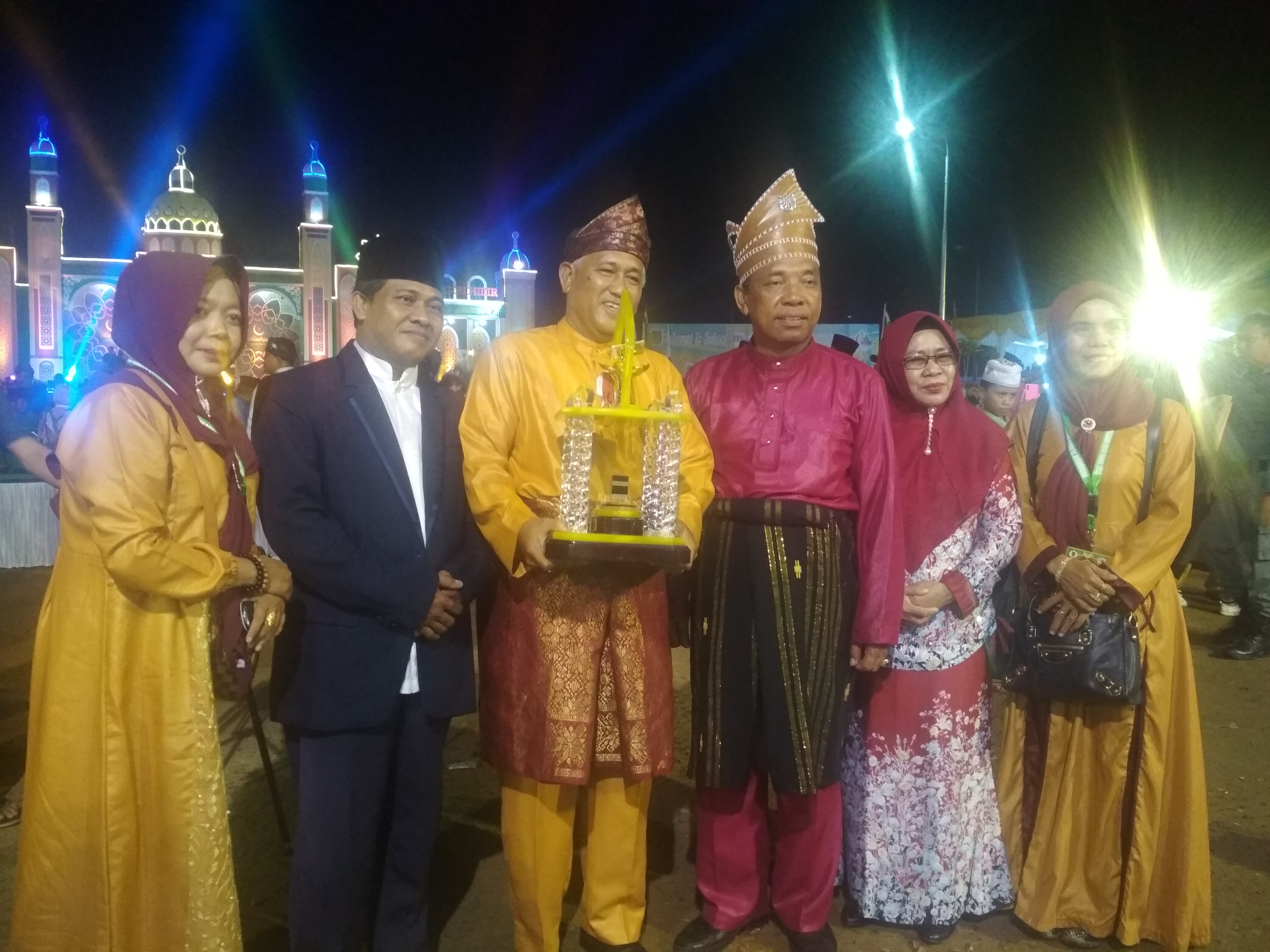 Kecamatan Tembilahan Hulu Raih Juara Umum MTQ Ke 49 Tahun 2019 Kabupaten Inhil