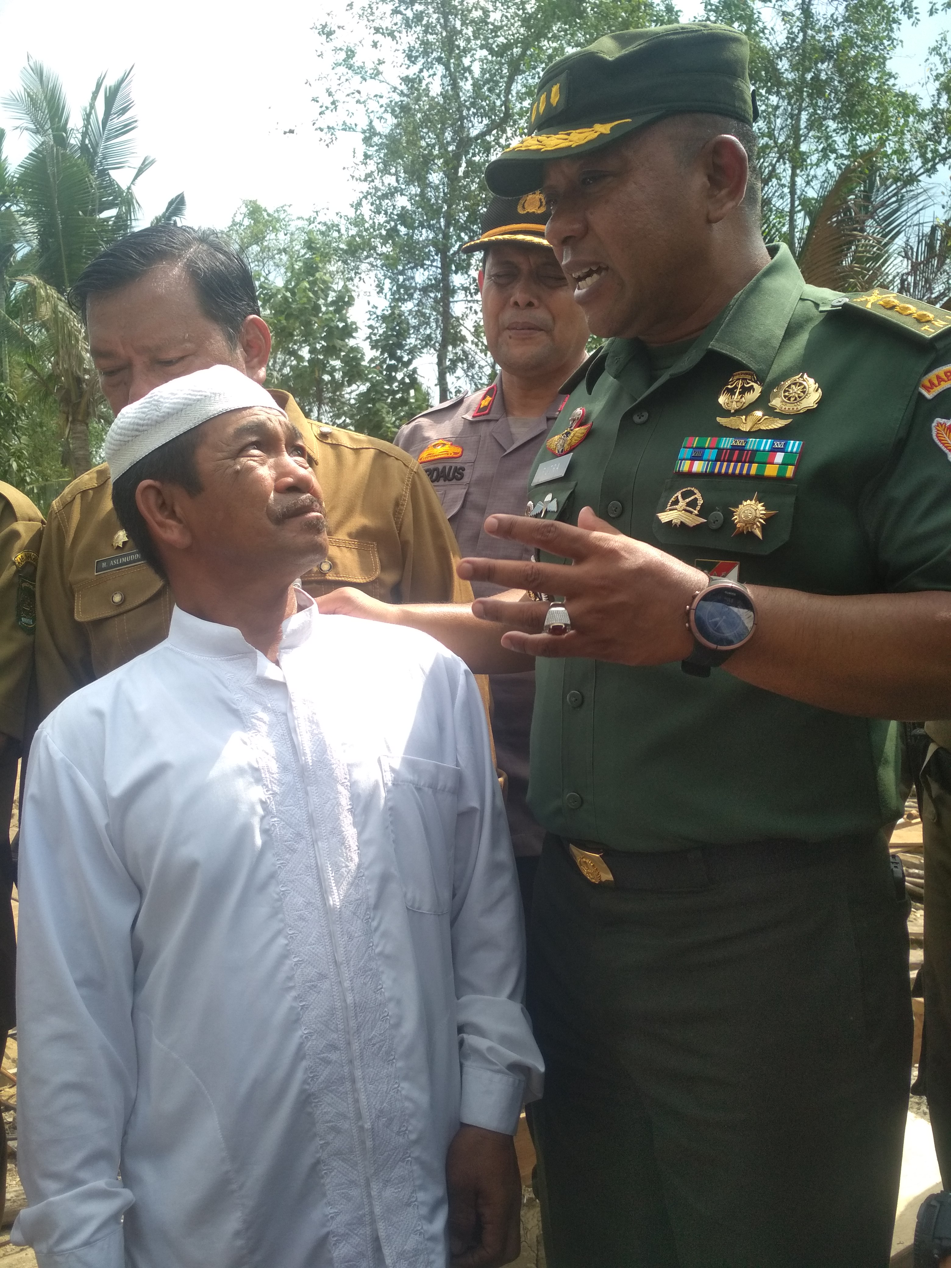 Mabesad Kolonel Inf Yudianto Putra Jaya TMMD Diharapkan Selesai Target di Desa Seberang Sanglar 