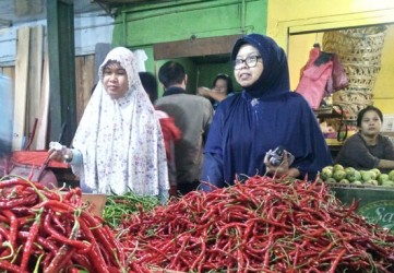 Harga Cabai Hijau Meroket, Tapi Harga Cabai Merah Turun