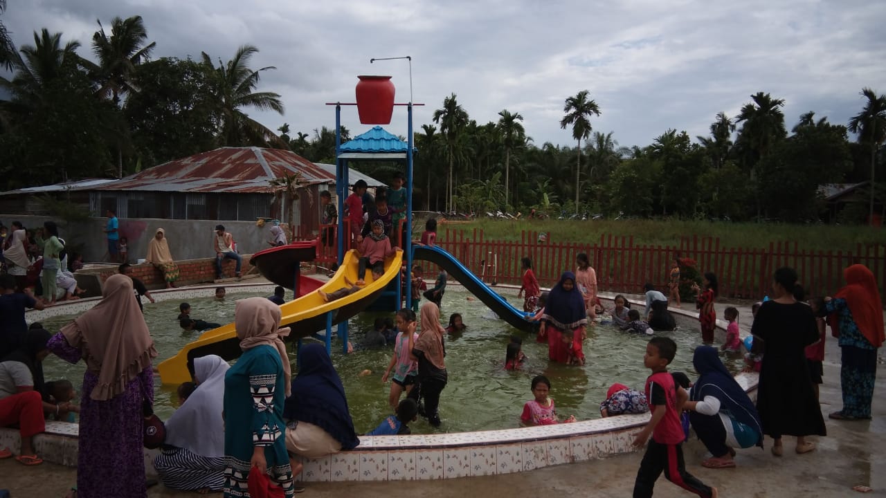 Kolam Renang Desa Kuala Keritang, Alternatif Wisata Lokal