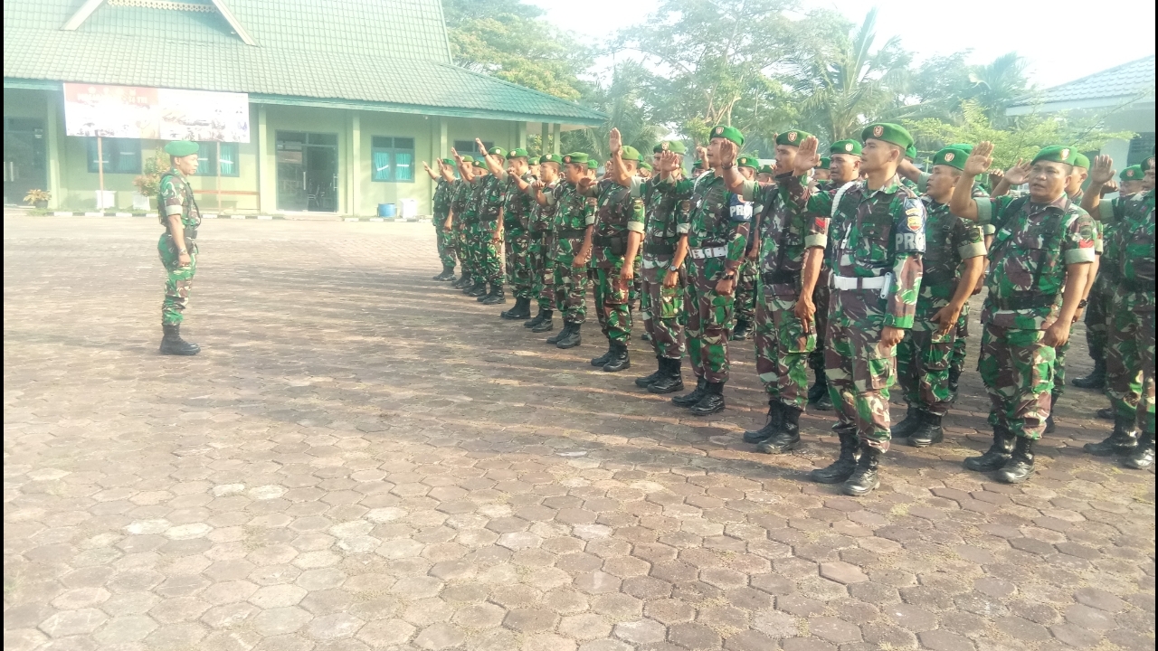 Kodim 0314 Inhil Siapkan Satu SSK Pasukan Untuk Pengamanan di Inhil
