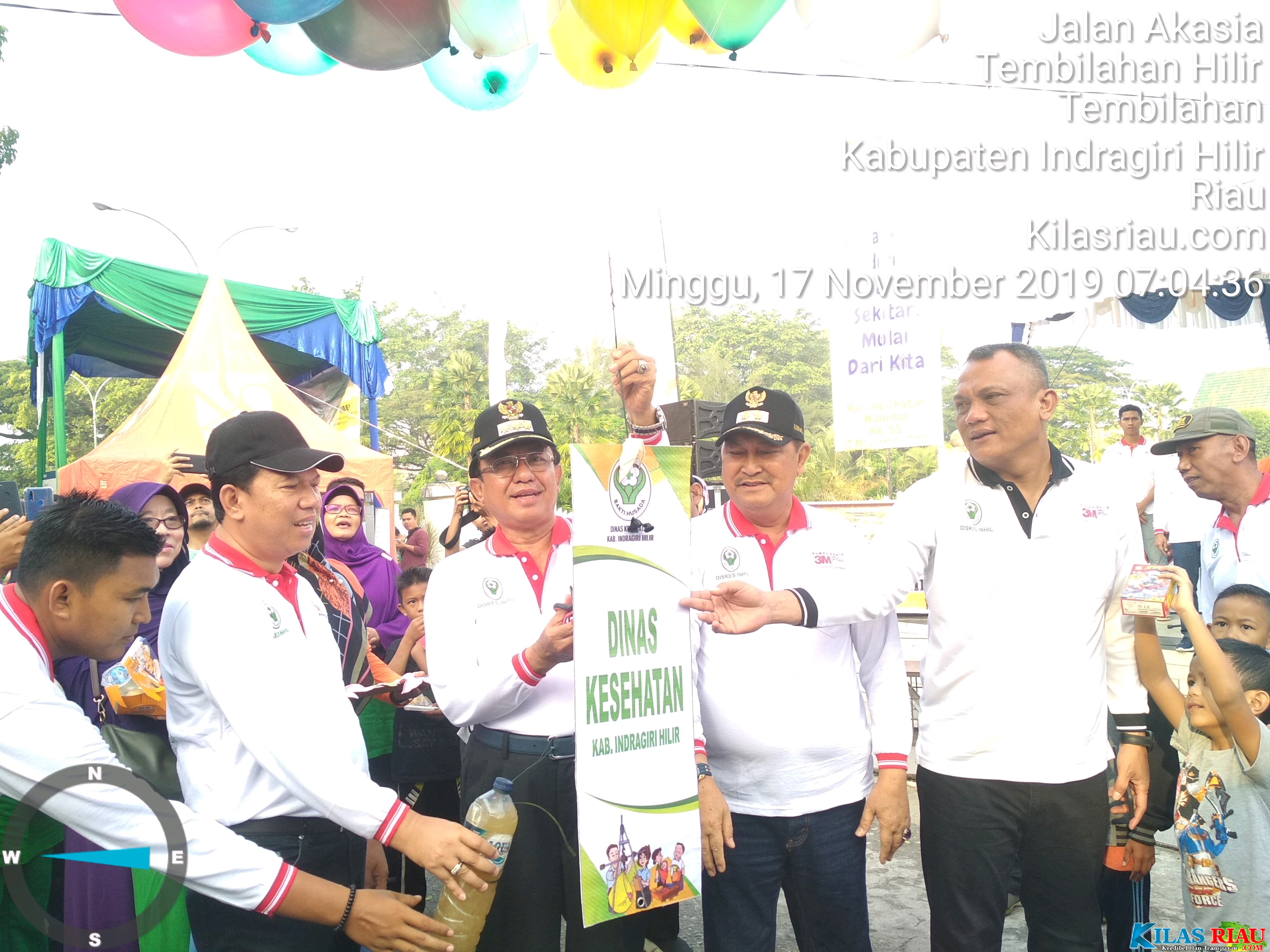 HKN ke 55 Bupati Inhil Himbau Masyarakat Jaga kesehatan serta Taman di Tembilahan