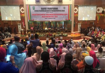 Resmi Dilantik 65 Anggota DPRD Riau Periode 2019-2024