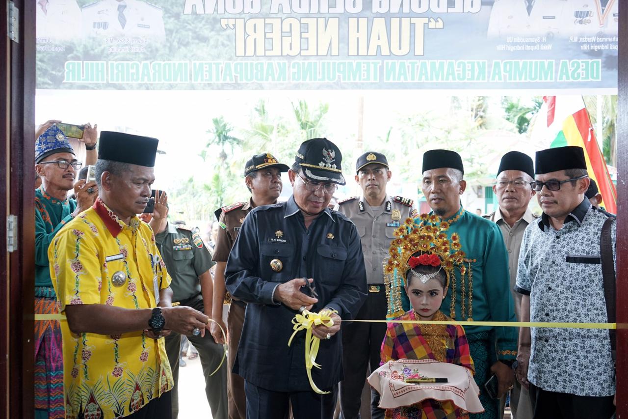 Bupati Inhil Resmikan Gedung Serba Guna yang di Beri Nama Permata Hati