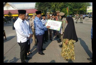 BPJS Ketenagakerjaan Rengat Melakukan Santunan JKM