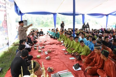Ratusan Pelajar Mengikuti Jambore Rohis di Desa Siabu Kampar