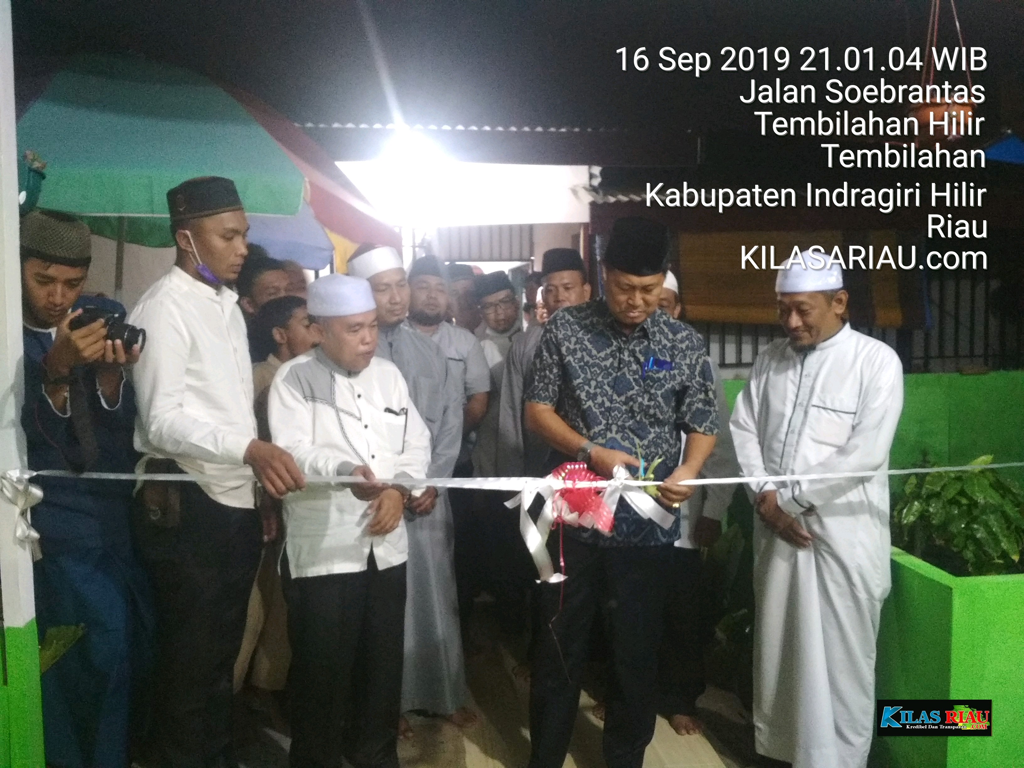 Wabup Inhil Syamsuddin Uti Resmikan Majelis Taklim Miltahul Hidayah