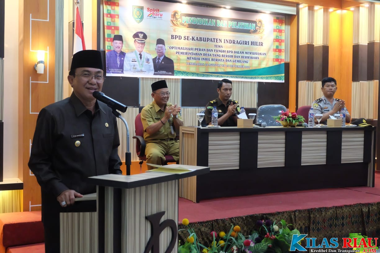 DPMD Kabupaten Inhil Gelar Diklat bagi BPD