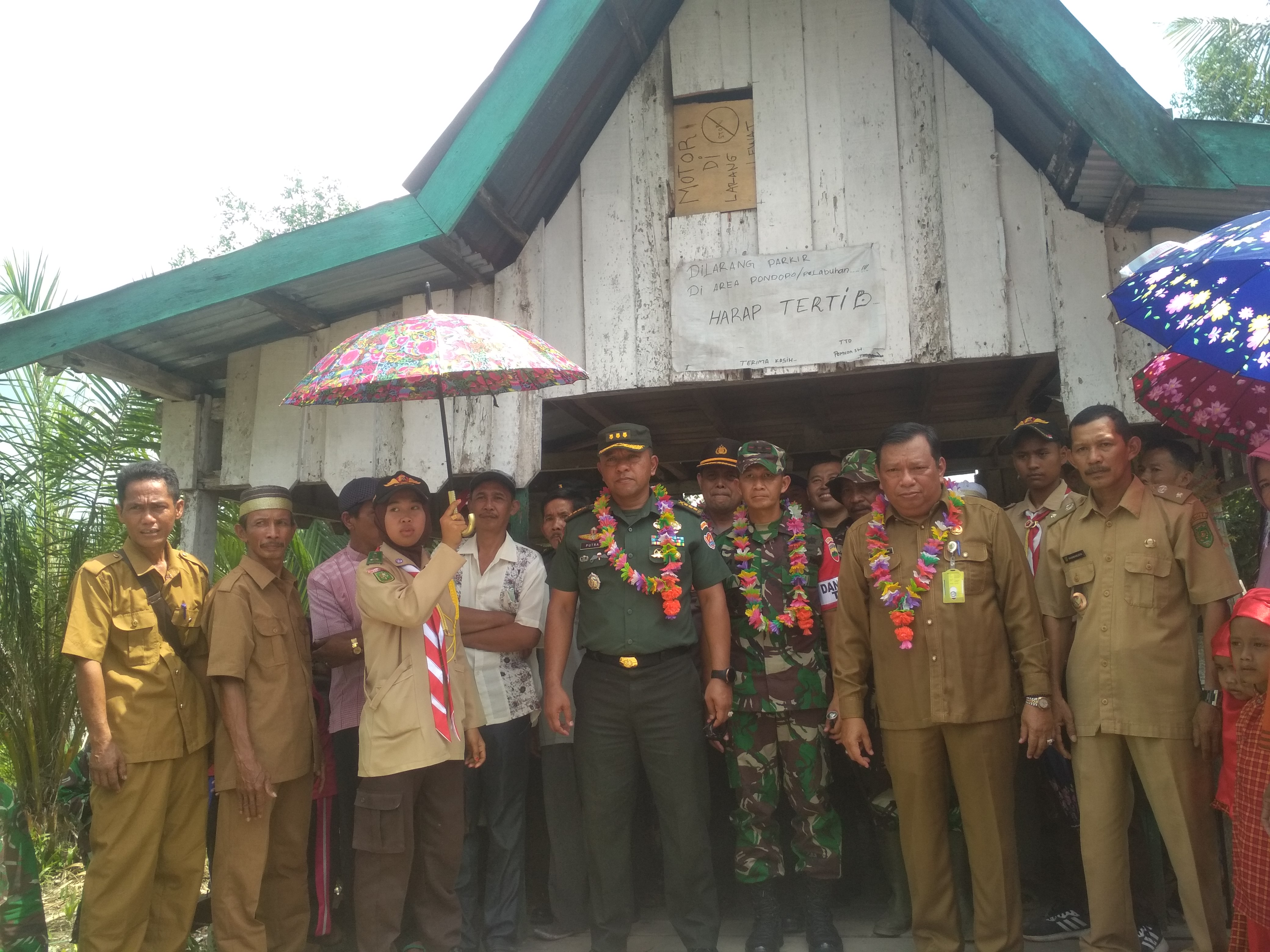 Pertama ke Inhil, Mabesad Inf Yudianto Putra Jaya Tinjau TMMD di Reteh