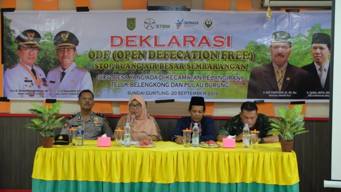 Dinkes Inhil Menggelar ODF di 32 Desa Kecamatan Pelangiran