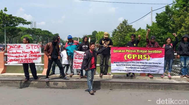 KBRS Gelar Aksi Menentang Perubahan Nama Jalan Menjelang Diresmikan