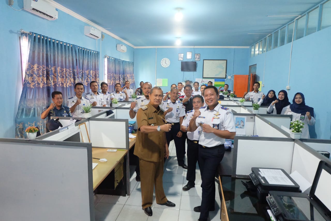 Kunjungan Mendadak, Wakil Bupati Inhil Dan Kepala KSOP Tembilahan Bincangkan Rencana Induk Pengemban