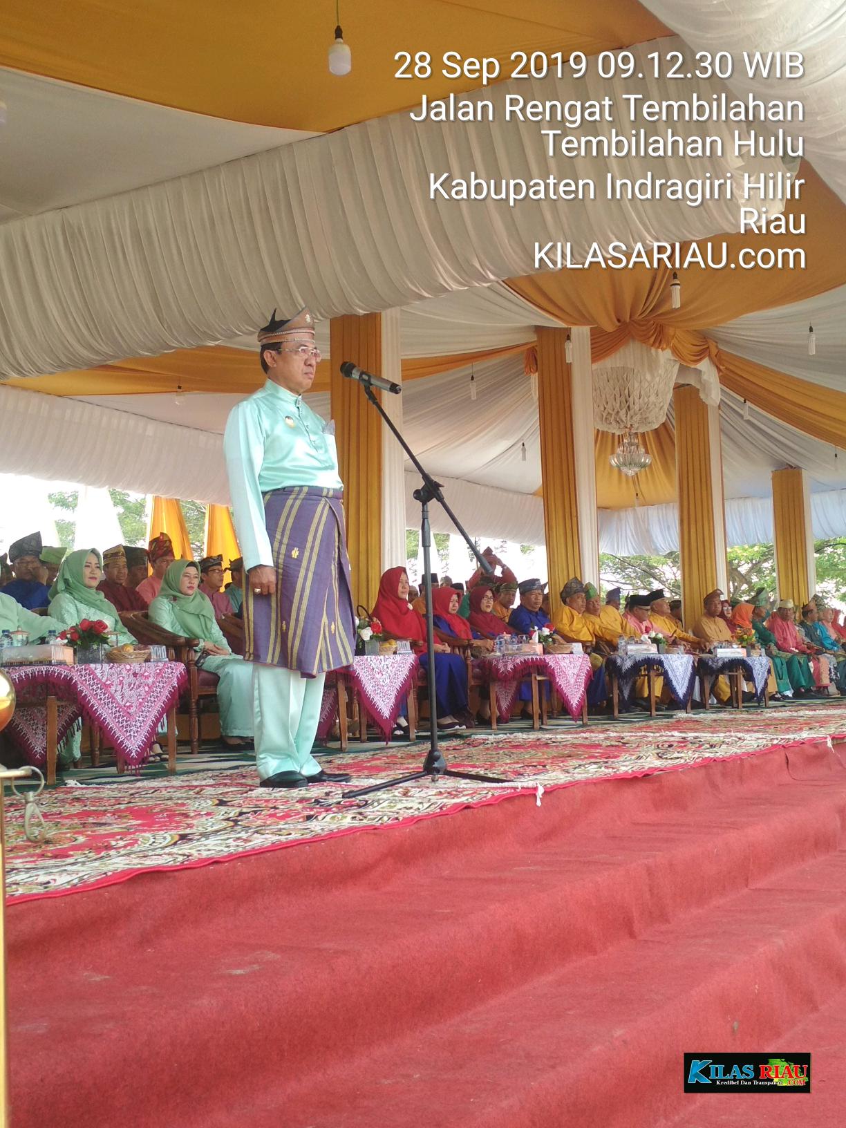 Bupati Inhil  Mengajak sama-sama Mensukseskan Acara MTQ Tingkat Kabupaten