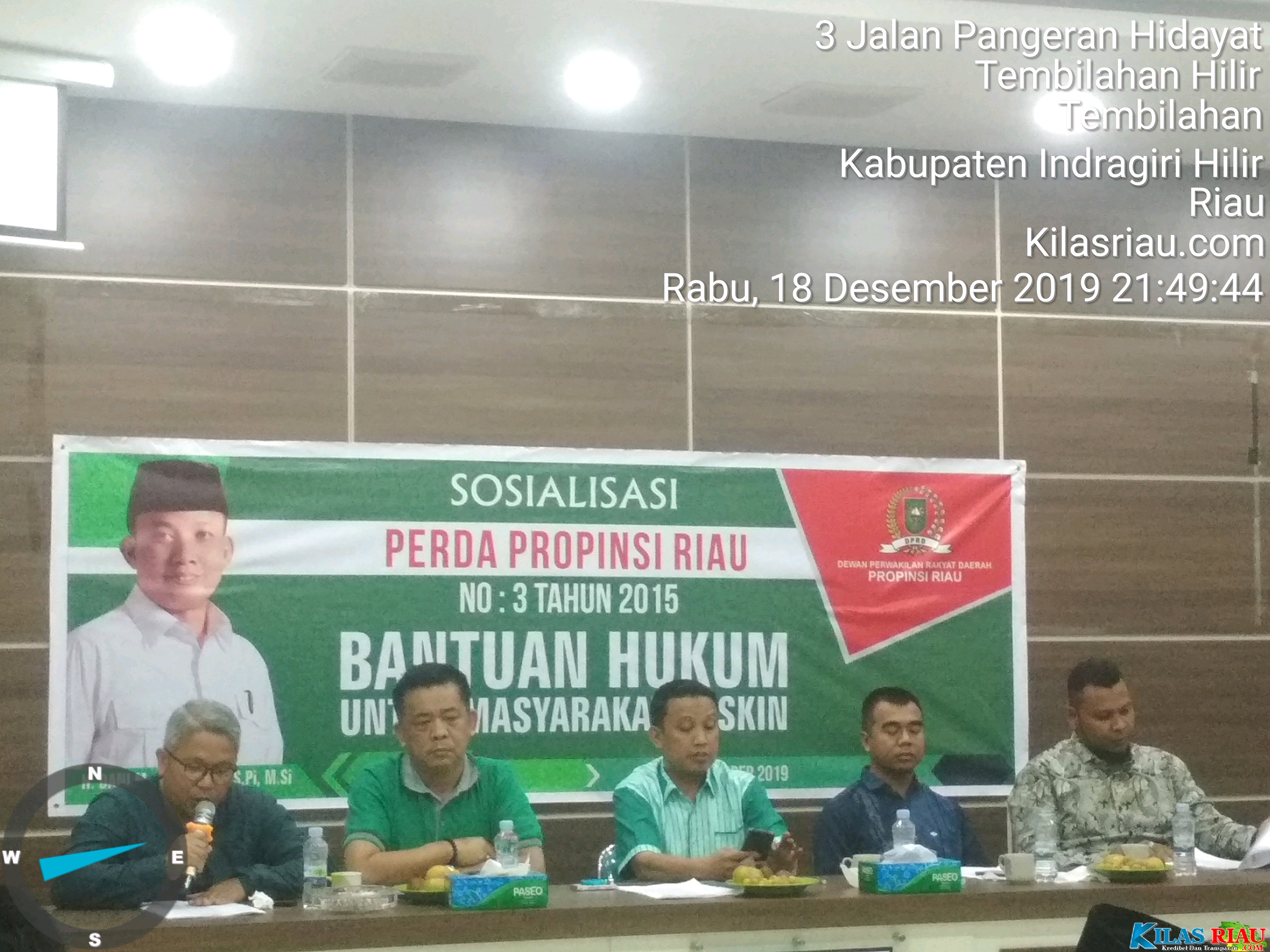 Anggota DPRD Provinsi Riau Dani Gelar Sosialisasi Perda Propinsi Riau No 3 Tahun 2015