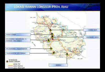 7 Titik Daerah Rawan Longsor di Riau yang Harus Diwaspadai Saat Mudik