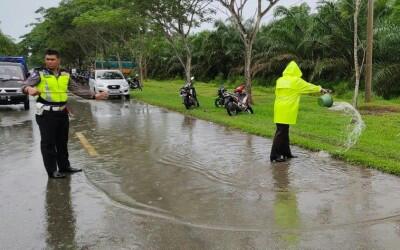 Satlantas Polres Siak akan Surati Dinas PU Tarukim, Pasca Kecelakaan Tunggal